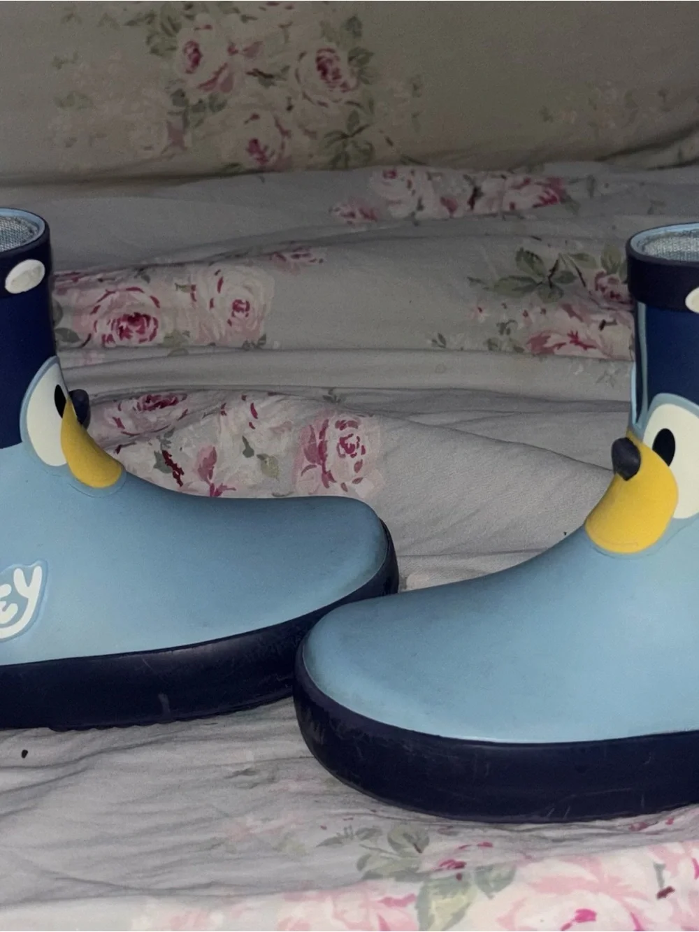 Target Kids Blue Character Rain Boots with Yellow Nose